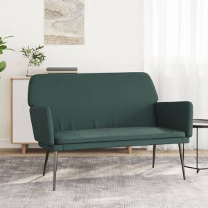 VidaXL Banc Vert foncé 108x79x79 cm Velours Vert foncé
