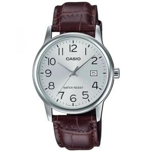 Montre - Mtp - Mtp-V002l-7b2 - Cuir - Blanc - Étanchéité 3 Atm