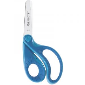 Westcott E-22002 00 CISEAUX DE BRICOLAGE ERGO JUNIOR SOFTGRIP, 13 CM, ACIER, BLEU, 12,9 X 6,1 X 1 CM - ACME UNITED EUROPE