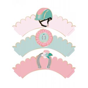 6 Habillages moules à cupcake C val