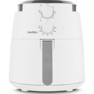 Medion Friteuse a air chaud - MD13020 - Airfryer - 1500 watts - Minuterie 60 min - Jusqu'a 200°C - 4,7 L - Blanc