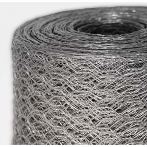 Grillage triple torsion acier galvanis&eacute; maille hexagonale 25 mm 100 cm x 10 m - KARAT