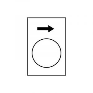 Schneider Electric Plaquette de repérage 278084 (l x h) 40 mm x 30 mm vers V1 noir, blanc 1 pc(s)