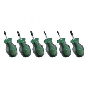 Bosch Set de 6 tournevis extra-courts 1600A032UK
