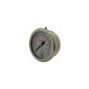 Multitanks Manometre de pression axial à bain de silicone - Ø 63mm - filetage : 1/4'' BSP - Pression (bar) : -1 à 1.5