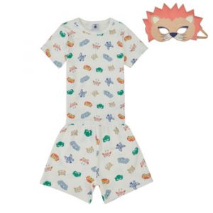 Petit Bateau Pyjamas / Chemises de nuit PYJACOURT + MASQUE Multicolore - Taille 36 mois,4 ans,5 ans