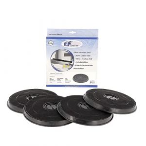 SOS Accessoire Lot de 4 filtres charbon type E233 FAC519 EFF57 pour Hotte 5403003 481281718534 ACEC AEG ARISTON HOTPOINT ARTHUR MARTIN ELECTROLUX Hotte (5403003 481281718534 ACEC AEG ARISTON HOTPOINT