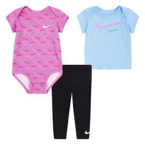 Nike Ensemble 3 pièces bébé fille Swoosh Logo