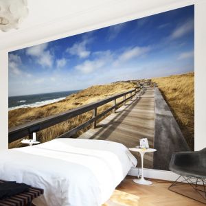Image de Bilderwelten Papier peint intiss - North Sea Promenade - Mural Large Dimension HxL: 190cm x 288cm