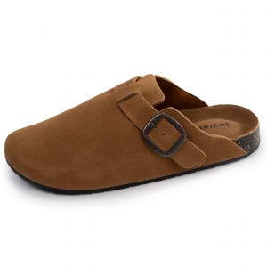 Isotoner Chaussures Sabotssemelle intérieure cuir extra-flex - patch talon confort