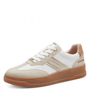 s.Oliver Femme Damen Sneaker Low 5-23623-43 Basket, Crème Comb, 37 EU