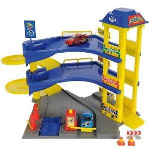 Dickie Toys Parking 3 étages + 2 voitures