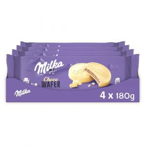 Milka Choco Suprême Chocolat Blanc 180g - Lot de 4