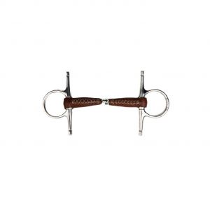Mors à aiguille pour cheval gainé cuir 20 mm Metalab Pinchless
