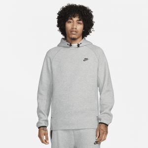 Image de Nike Sweat à capuche Sportswear Tech Fleece pour homme - Dark Grey Heather/Black, Dark Grey Heather/Black - Taille L