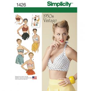 Simplicity Patron 1426 Soutien gorge vintage -