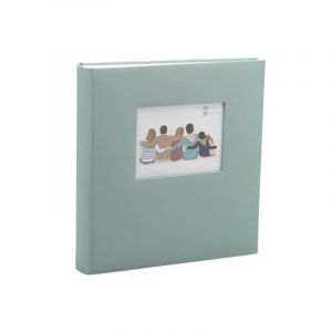 AC-Déco Album photos traditionnel pour 300 photos 10x15 cm ou 300 photos 11,5x15 cm - Vert d'eau