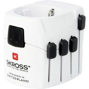 Image de Skross 1.103141 - Adaptateur de voyage Prise mondiale PRO