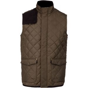 Kariban K6124 - Bodywarmer matelassé homme Mossy Green/Black - 2XL