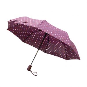 Parapluie lorient bordeaux en acier et polyester