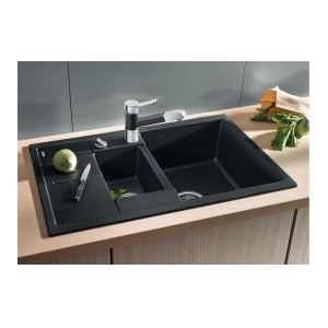 Image de Blanco Evier Blancometra 6 S en Silgranit PuraDur II avec 1 cuve 1/2 (76 x 48 cm)