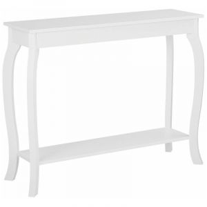 Beliani Table console blanche HARTFORD