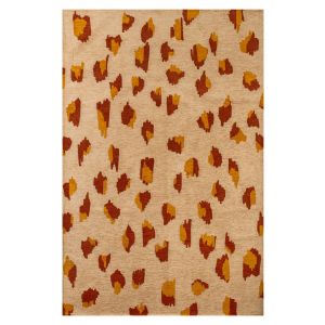 Beneffito - Tapis - Collection Leo Choconuts - Tapis - Beige - 80x150cm - Tapis &agrave; Motifs, Finition Artisanale, Tissage en Belgique - Tapis de Moderne