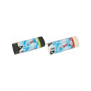 PAPSTAR Sac poubelle LDPE, à liens coulissants, 30 litres