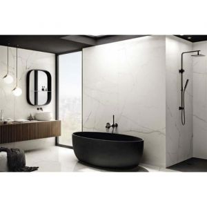 Imola - Carrelage effet marbre sol /mur intérieur the room 60x120 cm - Bianco Lappatto