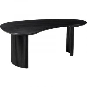 Vente-unique - Table basse en bois de manguier - Noir - tamenia de Maison Céphy