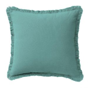 Coussin FRANGE - vert eucalyptus