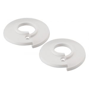 Image de Cornat Rosace 16 mm, blanc, 2 pièces Multicolore - VRS661210