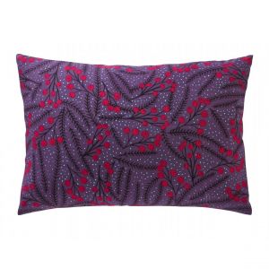 Taie d'oreiller BOTANICO verte en coton