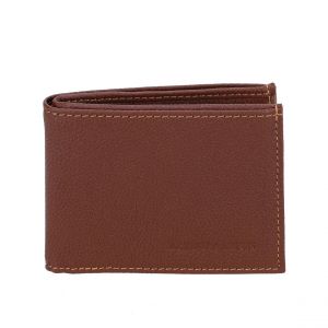 Arthur & Aston Portefeuille italien en cuir cognac