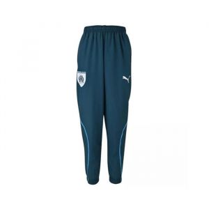 Puma Pantalon tissé d'avant-match Olympique de Marseille Homme, pointure X-Small - ['Bleu'] - Taille X-Small