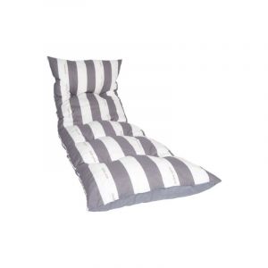Jardin prive Coussin Bain De Soleil Flocons Cancale 188x56x12 Cm Gris