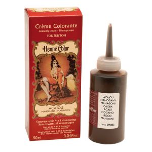 Henn&eacute; Color Acajou - Cr&egrave;me colorante naturelle 90 ml