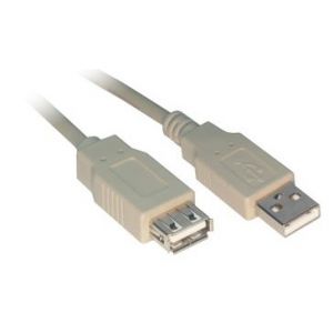 Image de Rallonge USB 2.0 Type AA (Mâle/Femelle) - 0.5 m