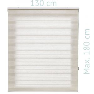 Purline Store enrouleur 130X180 BRUT Fixation Nuit et Jour Mur ou Plafond
