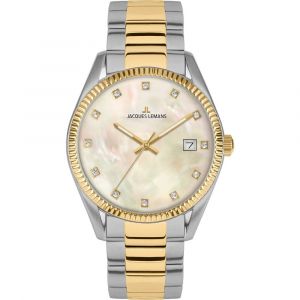 Jacques Lemans 50-4L - Montre Bracelet - Femmes - Quartz - Derby