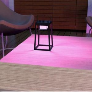 Lumihome Lanterne à poser Solaire tuya Evade noire