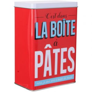Linnea Petite bo&icirc;te m&eacute;tal la boite a P&acirc;tes rouge