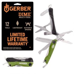 Gerber Mini pince multifonction Dime, vert (Global Box), 31-003621