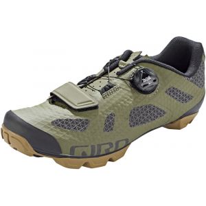 Giro Rincon Shoes Men, olive/gum EU 44 Chaussures VTT &agrave; cales