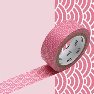 Image de Masking tape mt 1P Seigaihamon momo 15 mm x 7 m