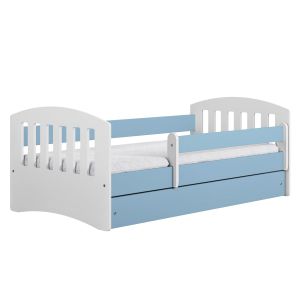 Image de Lit Enfant à barrière 160x80 cm avec tiroir - matelas non inclus