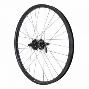 Velox Roue- E-Bike arrière double paroi avec oeillets moyeu cassette 6 trous blocage (renforce) jante rayons inox Kargo Disc V-Brake Shimano M475 Disc 25C 32