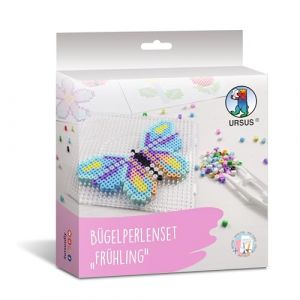 Ursus 3941 00 01 - Set de Perles &agrave; Repasser Printemps, 2000 Perles, 5-10 Motifs, Set de Bricolage DIY &agrave; enficher, concevoir des Images de Perles de mani&egrave;re cr&eacute;ative & Les Faire soi-m&ecirc;me