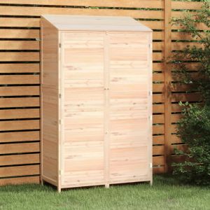 VidaXL Remise de jardin 102x52x174,5 cm Bois de sapin solide