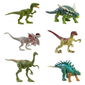 Mattel JURASSIC WORLD : LA COLO DU CRÉTACÉ, FIGURINE ARTICULÉE DINOSAURE MASI